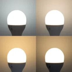 5er-Set Smart E14 LED-Lampen G45 Opal RGBW 4,9W 470 lm 2700-6500K