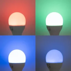 5er-Set Smart E14 LED-Lampen G45 Opal RGBW 4,9W 470 lm 2700-6500K