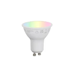 5er-Set Smart GU10 50mm Dimmbare LED-Lampen Opal RGBW 4,7W 400 lm 2700-6500K