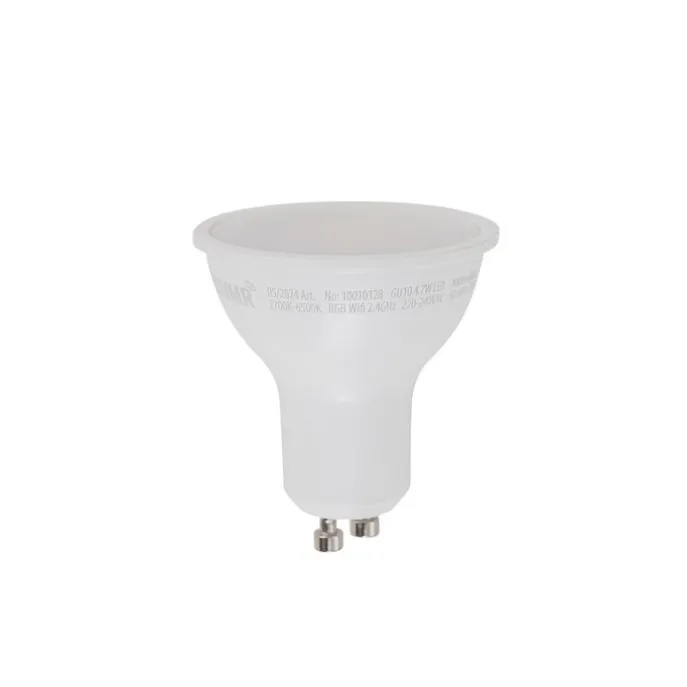 5er-Set Smart GU10 50mm Dimmbare LED-Lampen Opal 4.7W 400 lm 2700-6500K