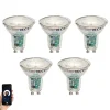 5er-Set Smart GU10 50mm LED-Lampen Klar 4,7W 345 lm 2200-4000K