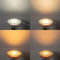 5er-Set Smart GU10 50mm LED-Lampen Klar 4,7W 345 lm 2200-4000K