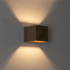 2er-Set Smart Wandleuchten Dunkelbronze 8 cm Inkl. Wifi G9 - Transfer