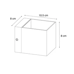 2er-Set Smart Wandleuchten Dunkelbronze 8 cm Inkl. Wifi G9 - Transfer