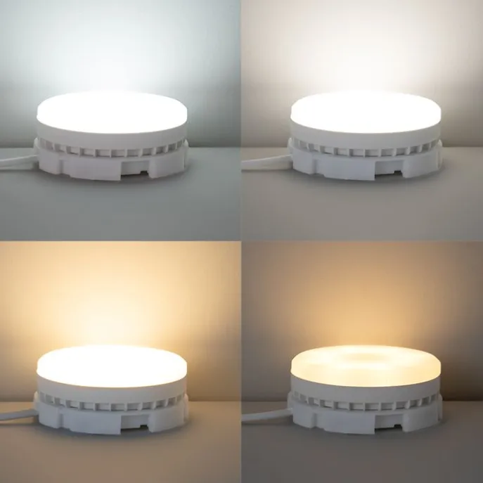 5er-Set smarte, dimmbare GX53-LED-Lampen 9W 806LM 2700K-6500K