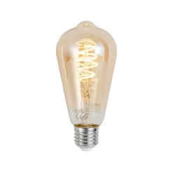 3er-Set smarte E27 dimmbare LED-Glühbirne ST64 4,9W 320 lm 2500K inkl. Zigbee Smart Hub