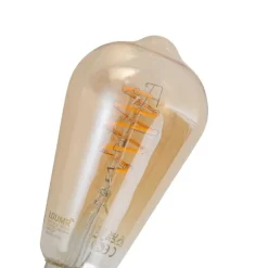 3er-Set smarte E27 dimmbare LED-Glühbirne ST64 4,9W 320 lm 2500K inkl. Zigbee Smart Hub