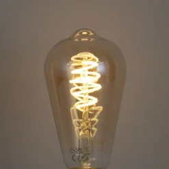 3er-Set smarte E27 dimmbare LED-Glühbirne ST64 4,9W 320 lm 2500K inkl. Zigbee Smart Hub