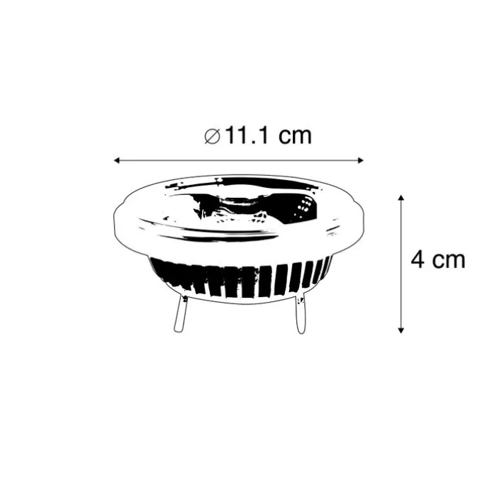 G53 dimmbare AR111 LED Reflektorlampe 12W 600 lm 2700K