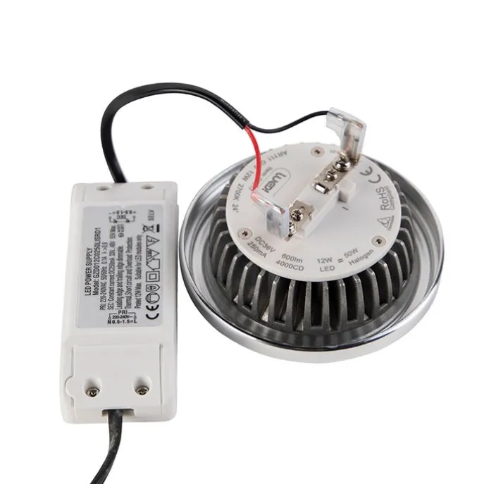 G53 dimmbare AR111 LED Reflektorlampe 12W 600 lm 2700K