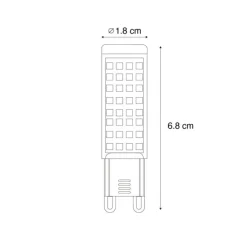 G9 Dimmbare LED-Glühbirne 5,5 W 500 lm 2700 K