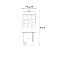 G9 Dimmbare LED-Glühbirne Klar 3W 250 lm 3000K