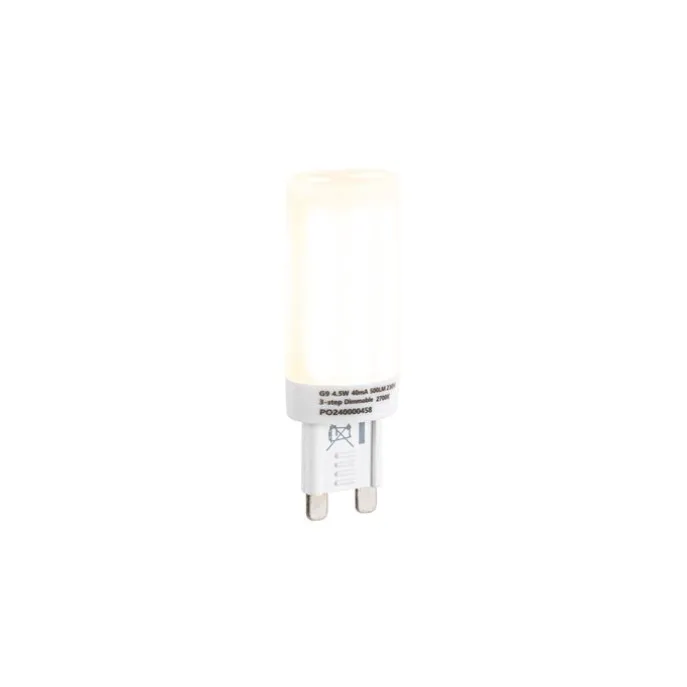 G9 3-Stufen dimmbare LED-Lampe Opal 4,5W 500LM 2700K