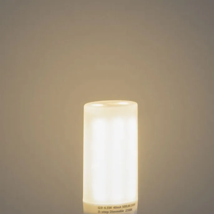 G9 3-Stufen dimmbare LED-Lampe Opal 4,5W 500LM 2700K