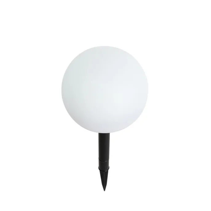 Gartenleuchte weiß 20 cm inkl. LED IP44 Solar RGBW - Ludger