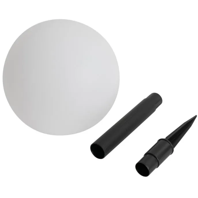 Gartenleuchte weiß 20 cm inkl. LED IP44 Solar RGBW - Ludger