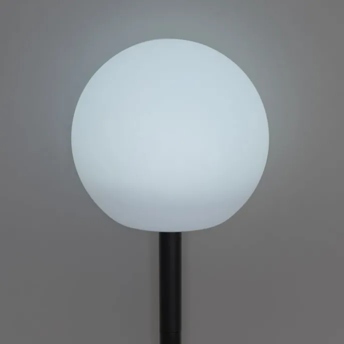 Gartenleuchte weiß 25 cm inkl. LED IP44 Solar RGBW - Ludger