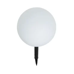 Gartenleuchte weiß 25 cm inkl. LED IP44 Solar RGBW - Ludger