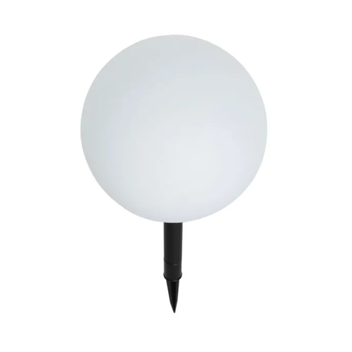 Gartenleuchte weiß 25 cm inkl. LED IP44 Solar RGBW - Ludger