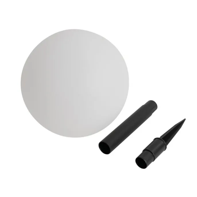 Gartenleuchte weiß 25 cm inkl. LED IP44 Solar RGBW - Ludger