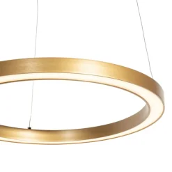 Goldene Pendelleuchte 40 cm inkl. LED 3-stufig dimmbar - Girello