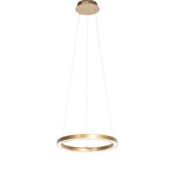 Goldene Pendelleuchte 40 cm inkl. LED 3-stufig dimmbar - Girello
