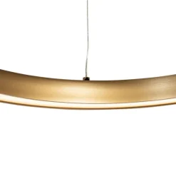 Goldene Pendelleuchte 40 cm inkl. LED 3-stufig dimmbar - Girello