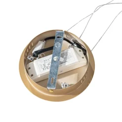 Goldene Pendelleuchte 40 cm inkl. LED 3-stufig dimmbar - Girello