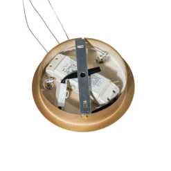 Goldene Pendelleuchte 60cm inkl. LED 3-stufig dimmbar - Girello