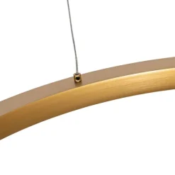 Goldene Pendelleuchte 60cm inkl. LED 3-stufig dimmbar - Girello