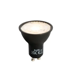 GU10 LED-Glühbirne 50mm Schwarz 7W 610 lm 3000K