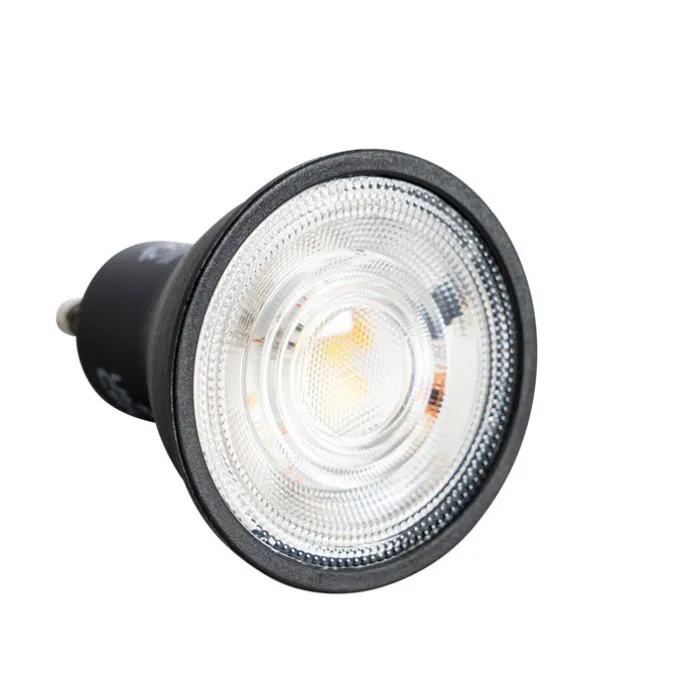 GU10 LED-Glühbirne 50mm Schwarz 7W 610 lm 3000K