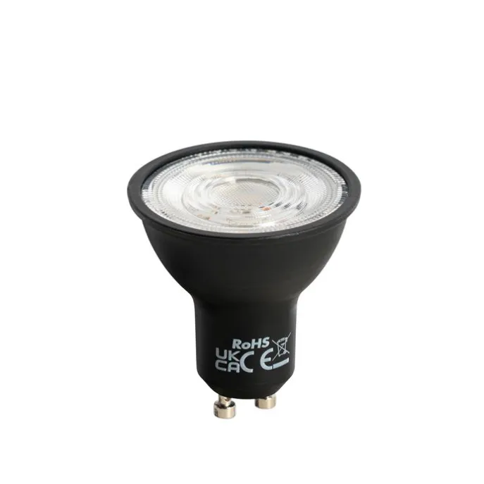 GU10 LED-Glühbirne 50mm Schwarz 7W 610 lm 3000K