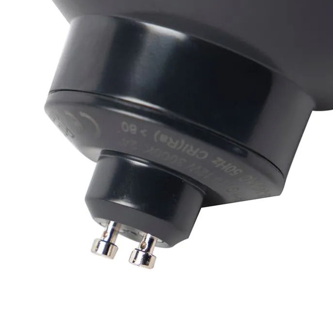 GU10 LED-Glühbirne schwarz 111mm 11W 820 lm 3000K