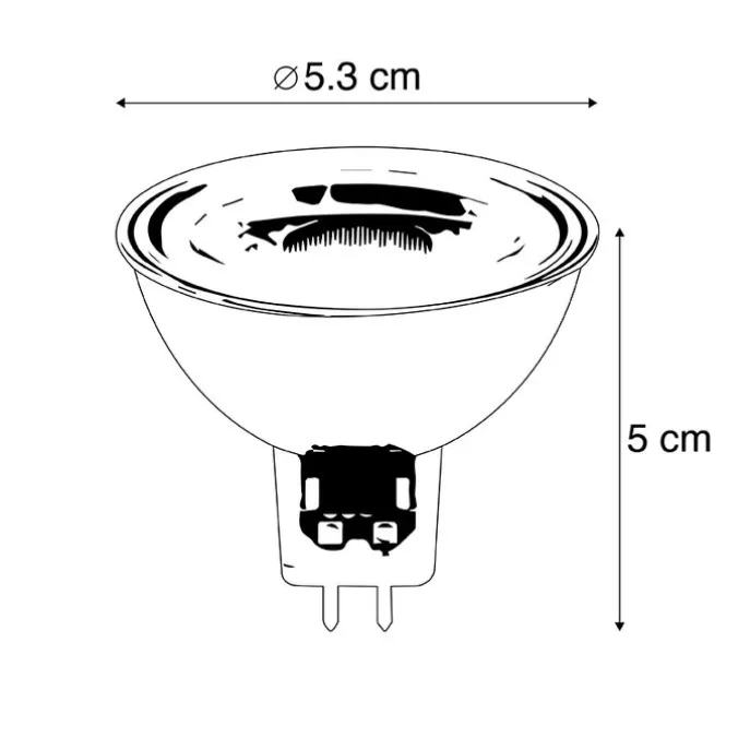 GU5.3 LED-Lampe MR16 5W 420 lm 2700K 12V