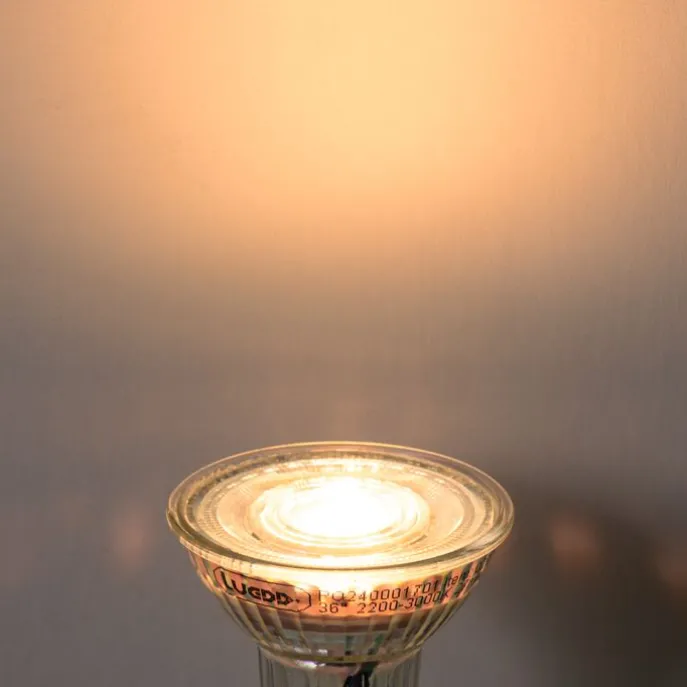 GU10 50mm dimmbare Kelvin LED-Glühbirne klar 4,9W 400 lm 2200-3000K