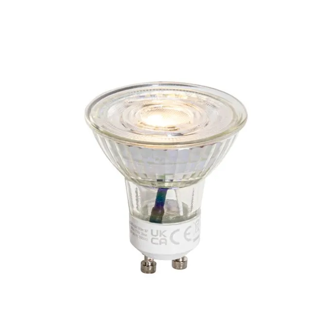 GU10 50mm 3-Stufen-Dimmbar in Kelvin LED-Lampe Klar 4,5W 380 lm 2000-2700K
