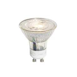 GU10 50mm 3-Stufen-Dimmbare Kelvin LED-Glühbirne Klar 4,9W 450 lm 2000-2700K