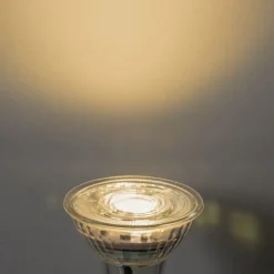 GU10 50mm 3-Stufen-Dimmbare Kelvin LED-Glühbirne Klar 4,9W 450 lm 2000-2700K