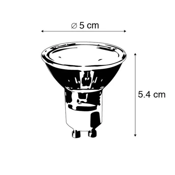 GU10 3-Stufen-Dimmbare LED-Glühbirne 6W 260 lm 2700K