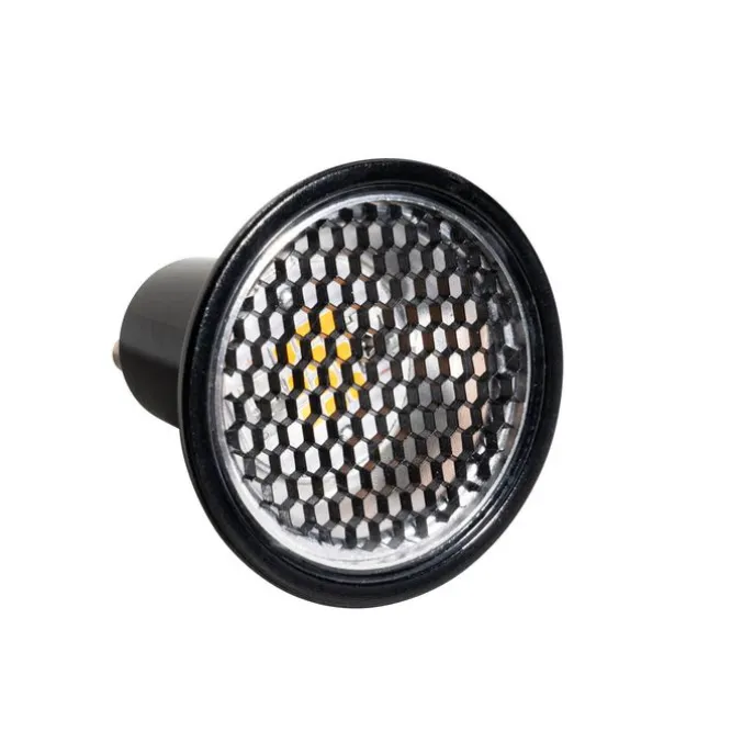 GU10 3-stufig dimmbare LED-Lampe 50mm Wabenform 6W 400LM 3000K