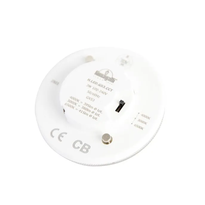 GX53 3-stufig dimmbar in Kelvin LED-Lampe 3W 315 lm 3000-6500K