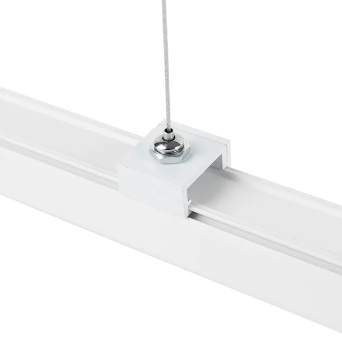 Hängebeschlag für 3-phasiges Schienensystem weiß - 3-phasig