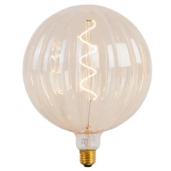 Hängelampe gold 3-flammig inkl. LED amber dimmbar - Cava Luxe