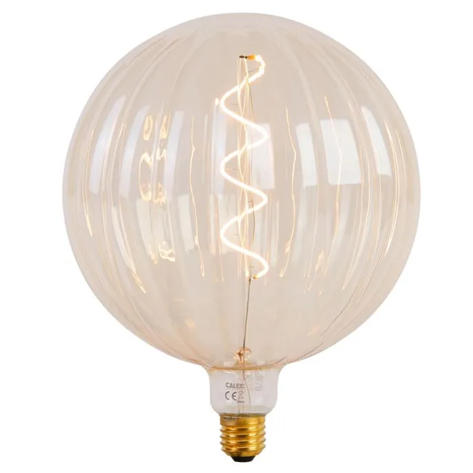 Hängelampe gold 3-flammig inkl. LED amber dimmbar - Cava Luxe