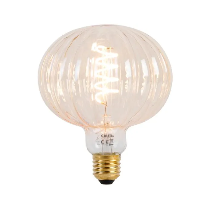 Hängelampe gold 3-flammig inkl. LED amber dimmbar - Cava Luxe