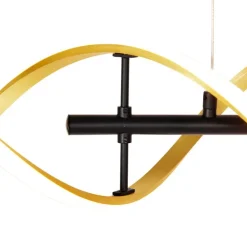 Hängelampe Gold inkl. LED 3-stufig dimmbar in Kelvin - Henk