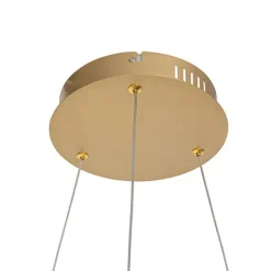 Hängelampe gold inkl. LED 3-Stufen dimmbar 3-flammig - Rondas