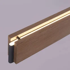 Hängelampe Holz 121 cm inkl. LED mit Fernbedienung - Ajdin