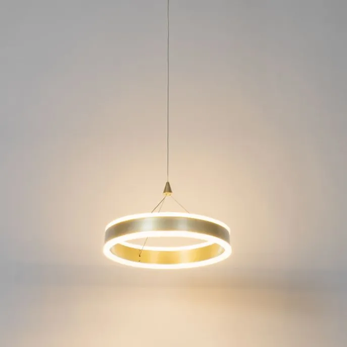 Hängelampe Messing 30 cm inkl. LED 3-stufig dimmbar - Lyani